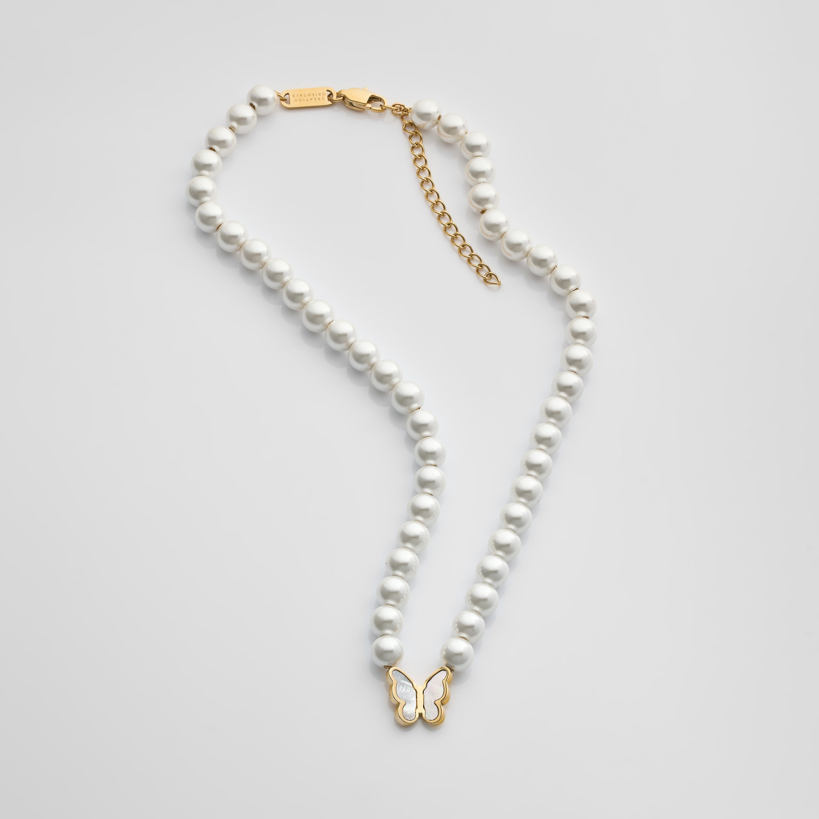 Pearl Butterfly Necklace