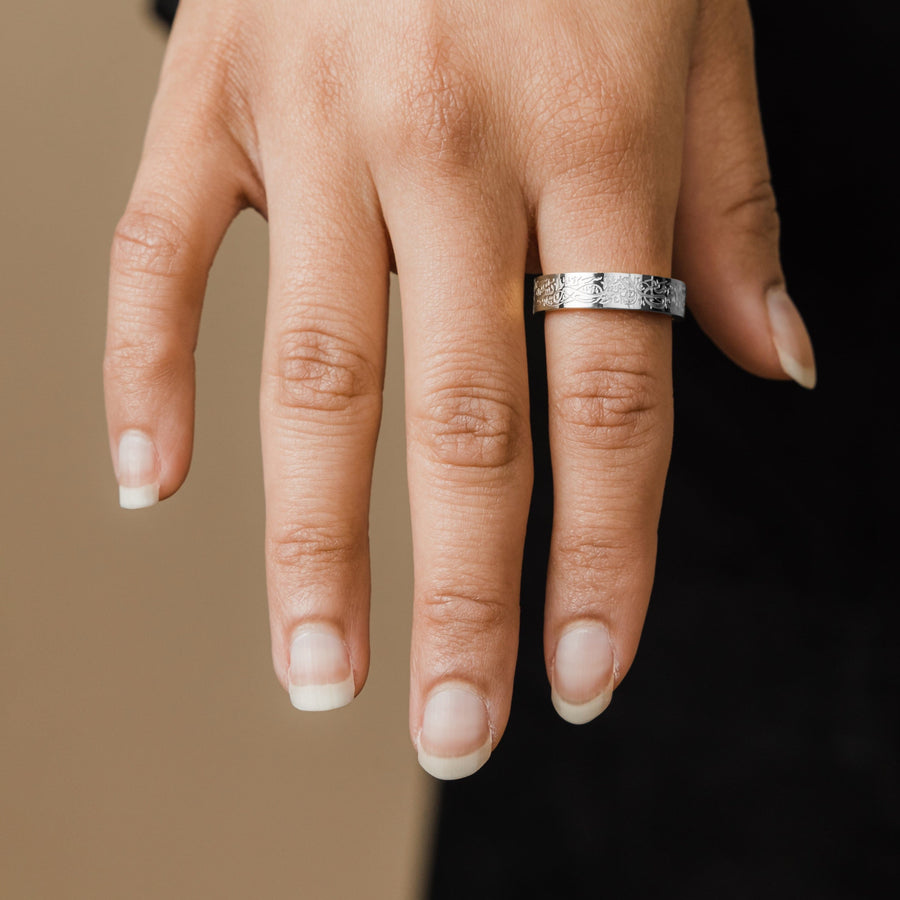 "With adversity comes ease" | Women's Ring