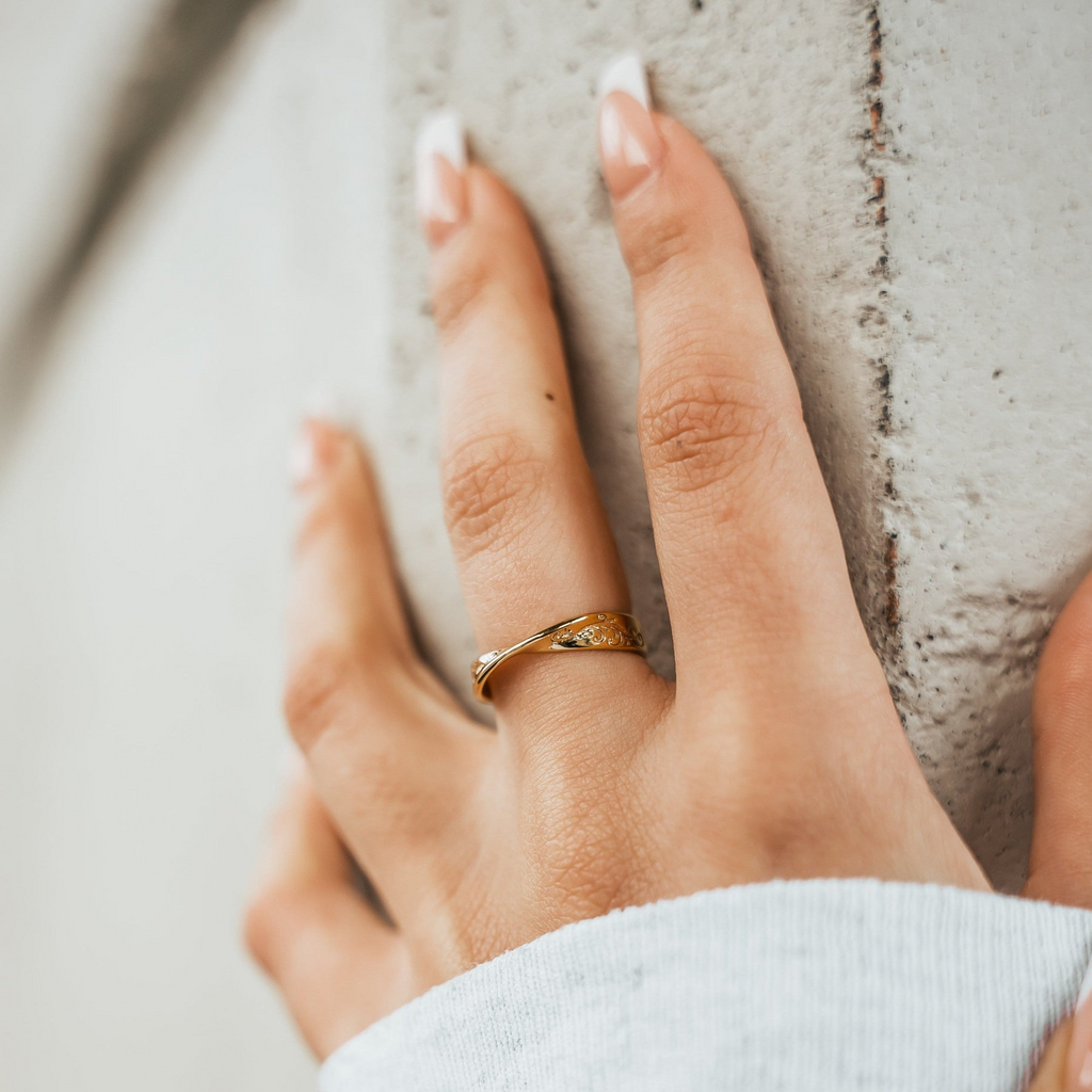 Twisted Spiral Ring