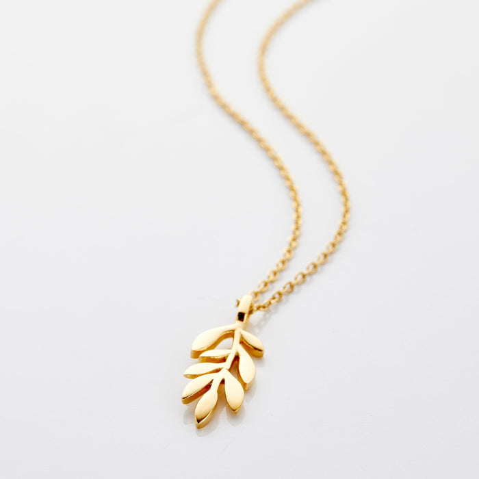 Pendant Olive Branch Necklace