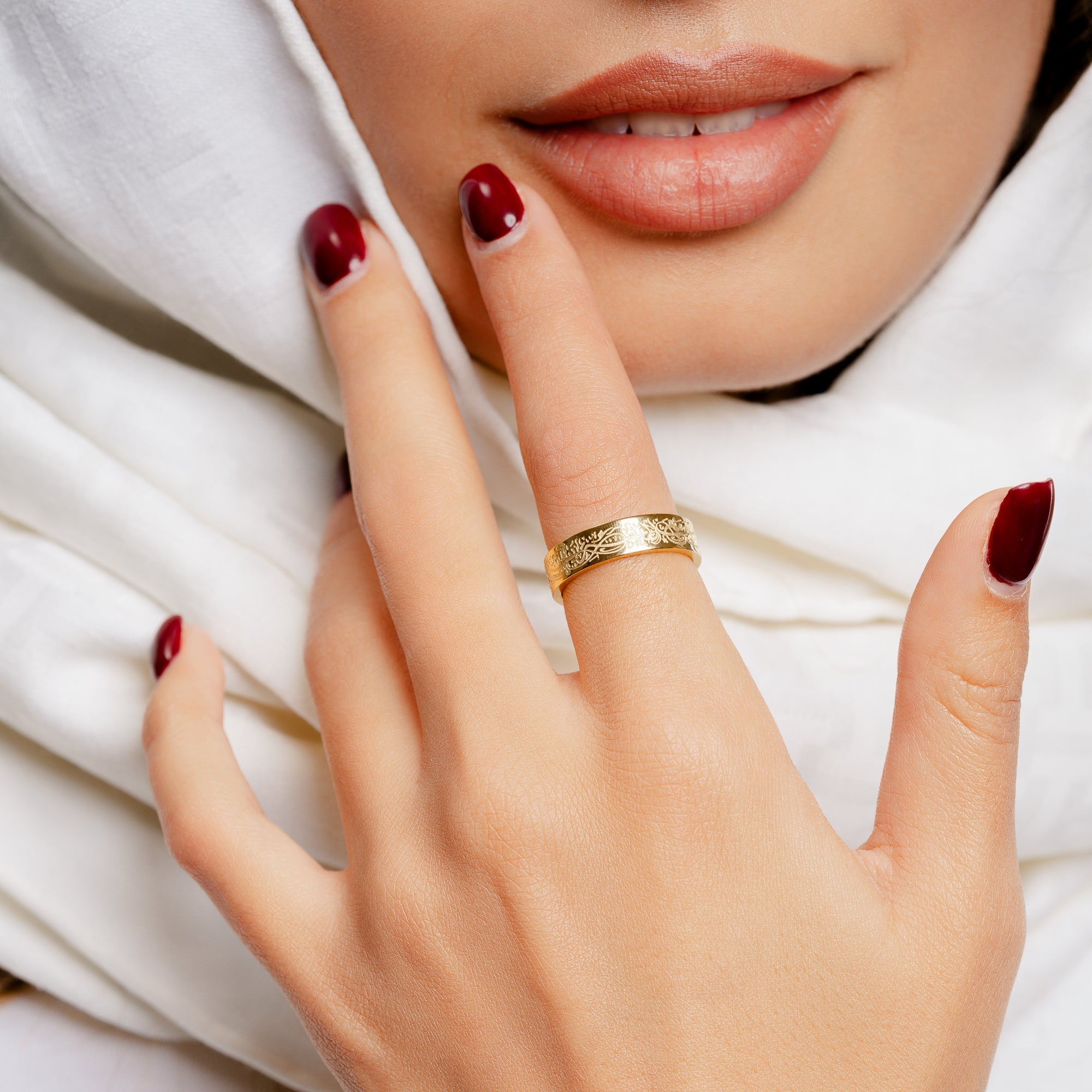 "With adversity comes ease" | Women's Ring