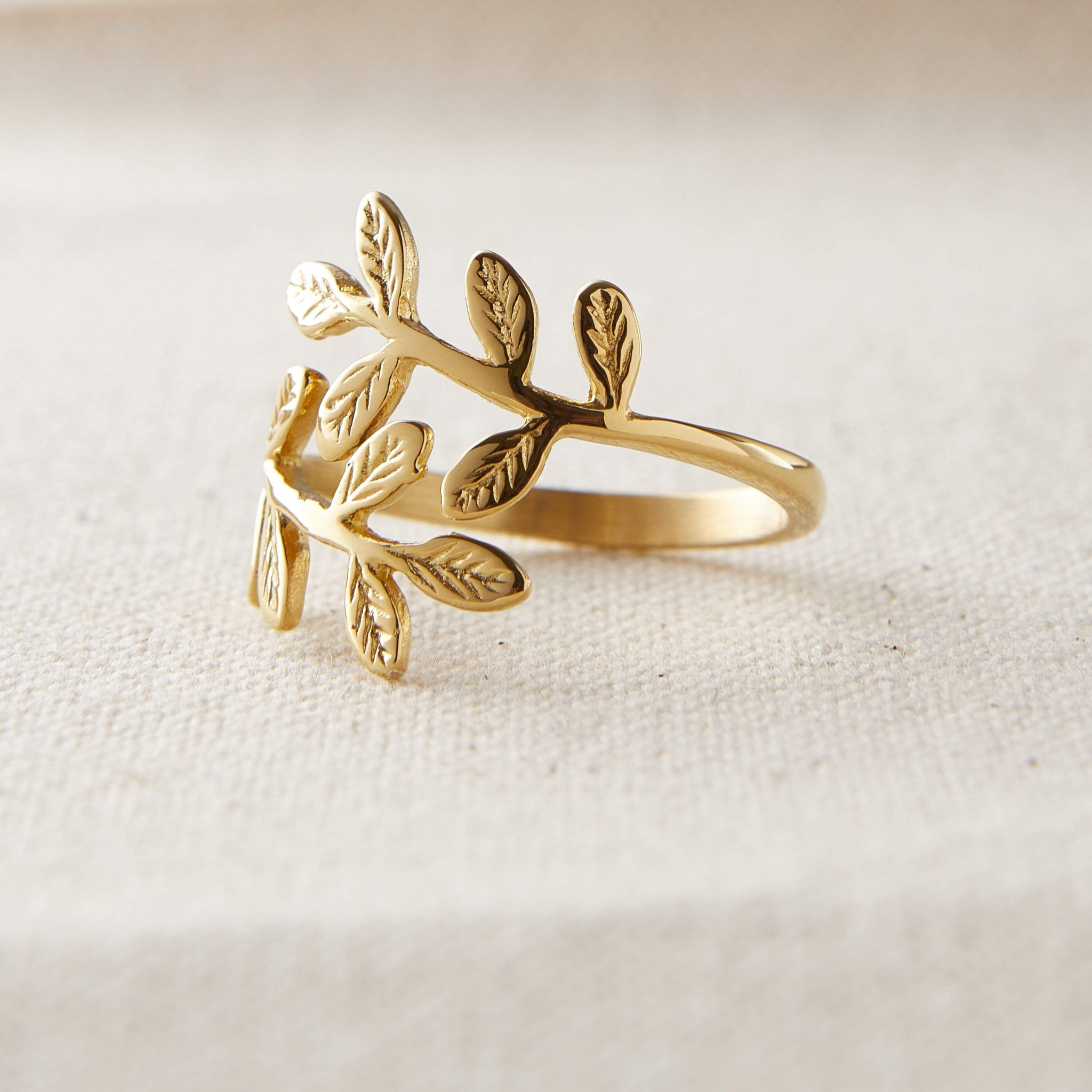 Olive Leaf Ring